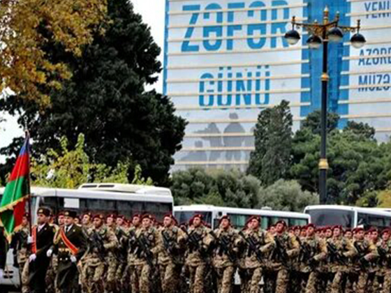 В Баку прошел парад, посвященный победе Азербайджана в войне за Нагорный Карабах